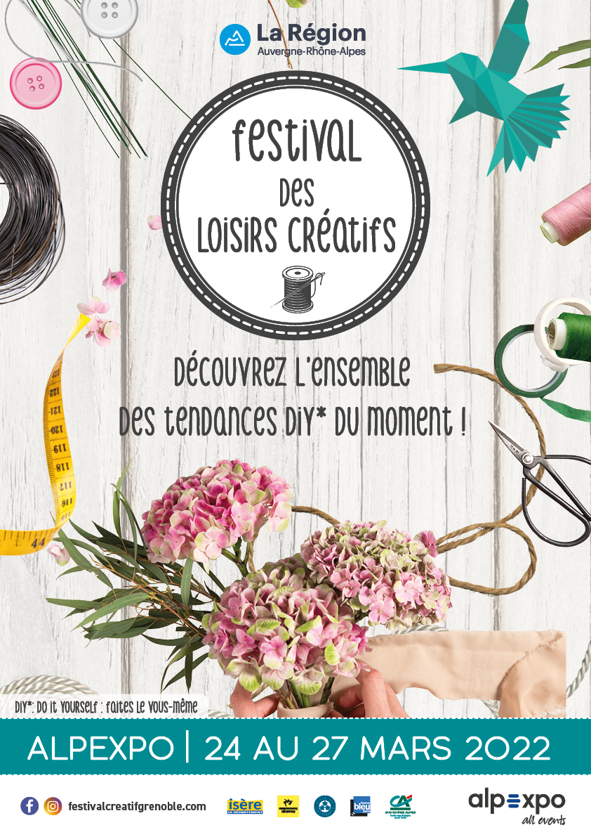 Bienvenue au Festival des Loisirs Créatifs de Grenoble !